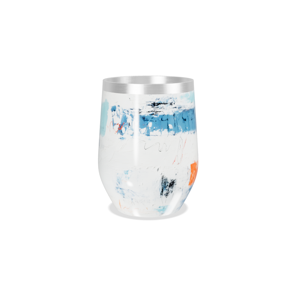 Copo Térmico Slim - Aço Inox Estampa Abstrata