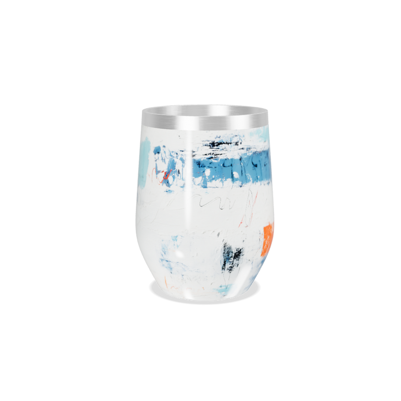 Copo Térmico Slim - Aço Inox Estampa Abstrata