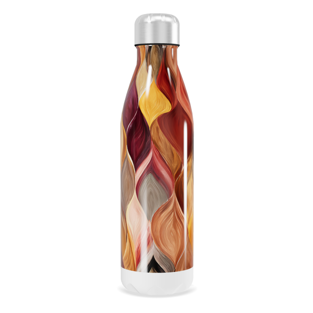 Garrafa Inox - Estampa Abstrata Colorida
