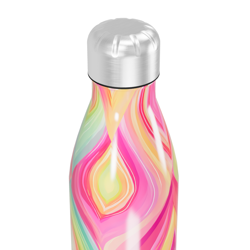 Garrafa Inox - Estampa Colorida