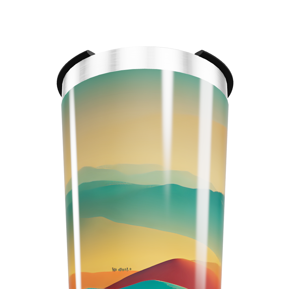 Copo Térmico - Com paisagem colorida