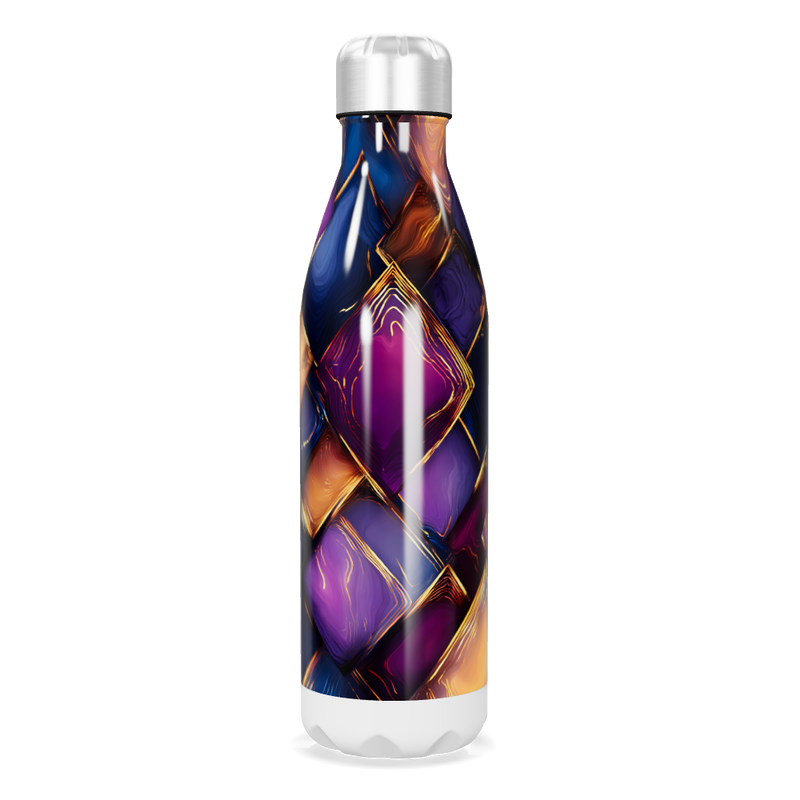 Garrafa Inox Estampada Cores Vibrantes