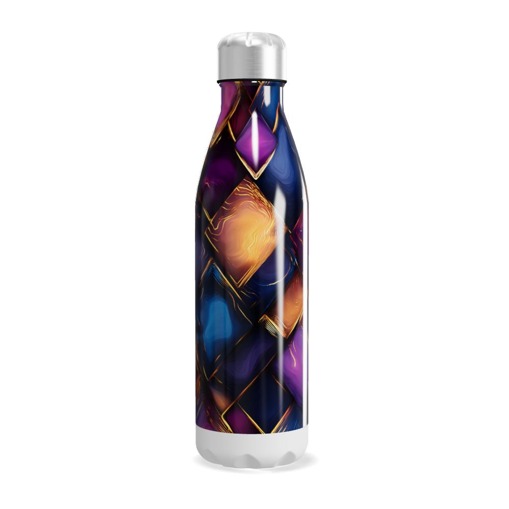 Garrafa Inox Estampada Cores Vibrantes