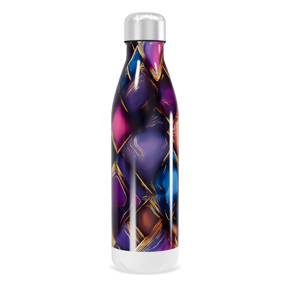 Garrafa Inox Estampada Cores Vibrantes