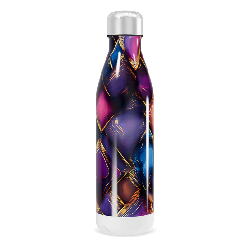Garrafa Inox Estampada Cores Vibrantes