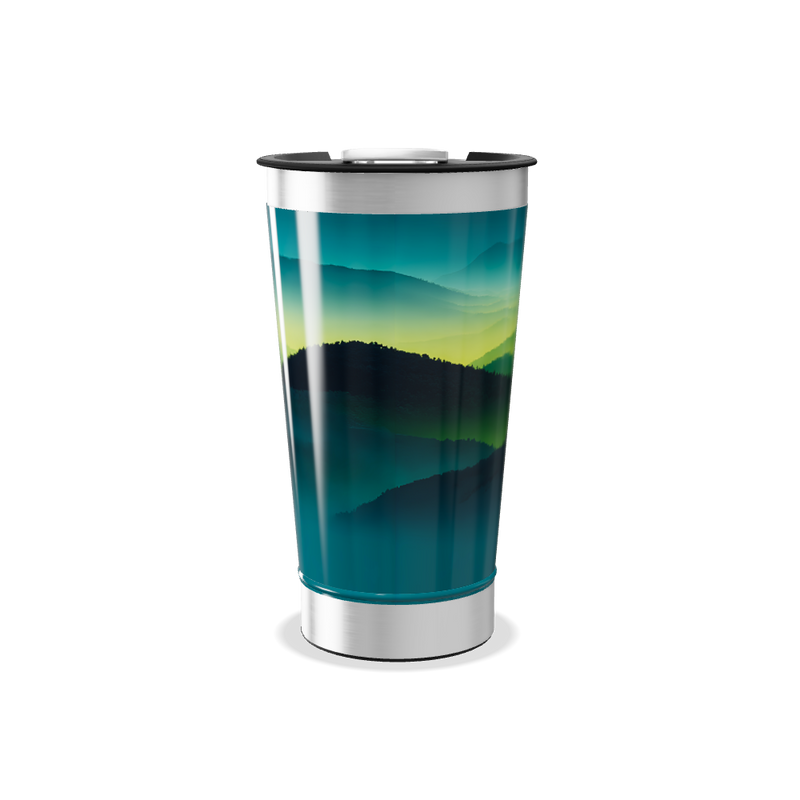 Copo Térmico - Paisagem Verde Azul
