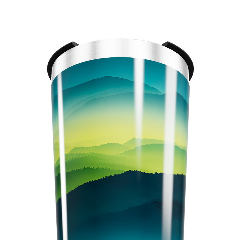 Copo Térmico - Paisagem Verde Azul