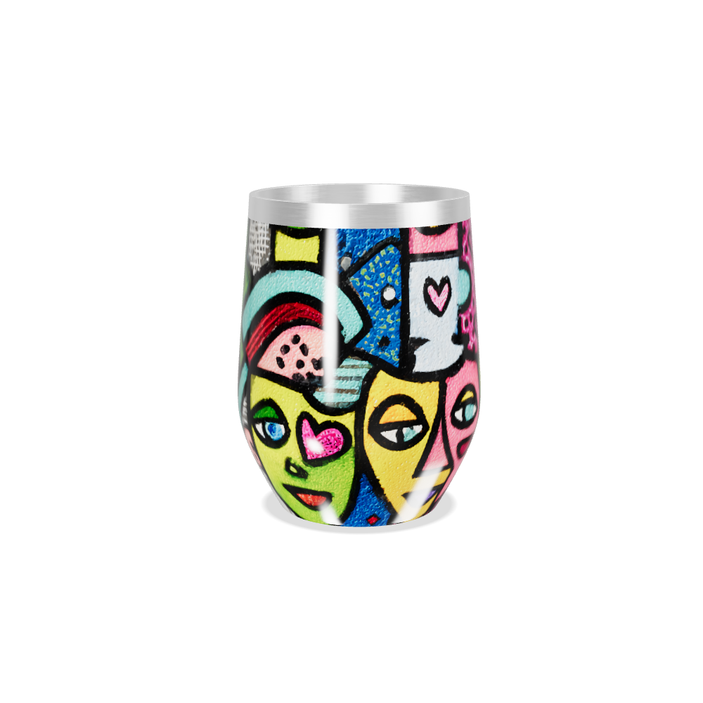 Copo Térmico Slim - Colorido Arte Moderna