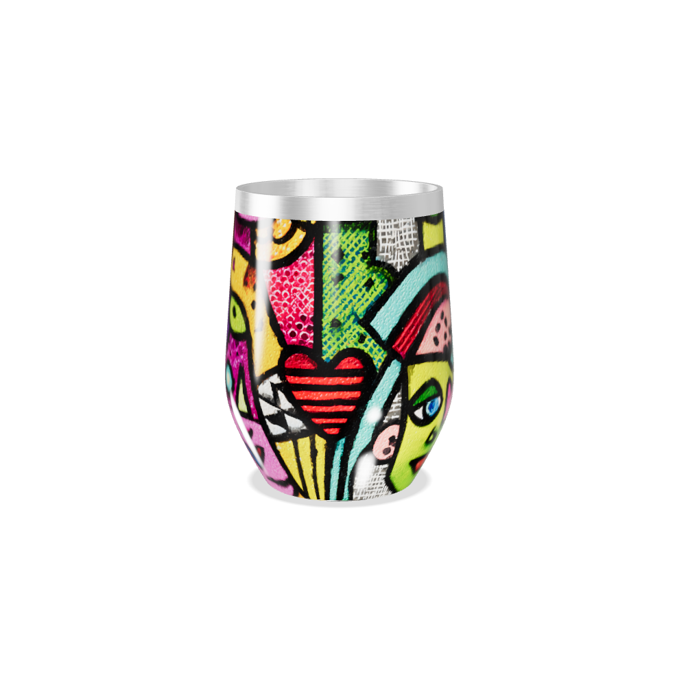 Copo Térmico Slim - Colorido Arte Moderna