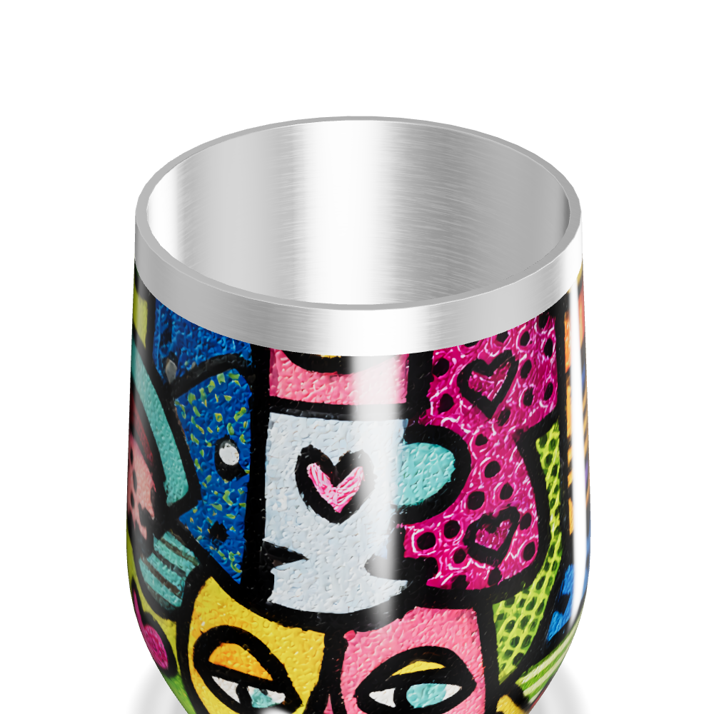 Copo Térmico Slim - Colorido Arte Moderna