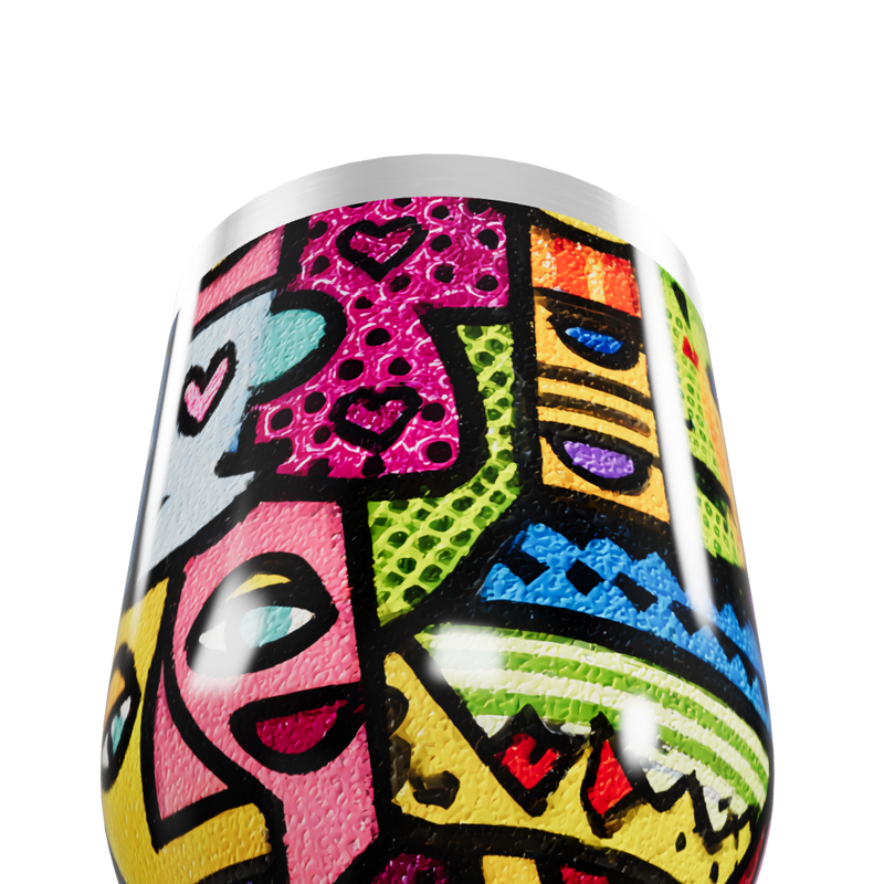 Copo Térmico Slim - Colorido Arte Moderna