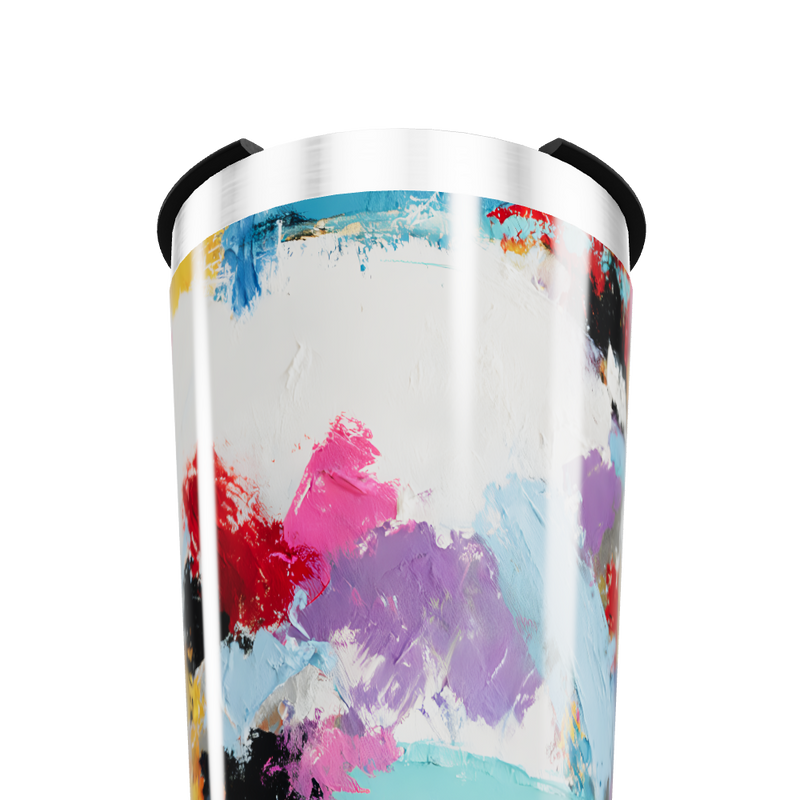 Copo Térmico - Estampa Abstrata Colorida