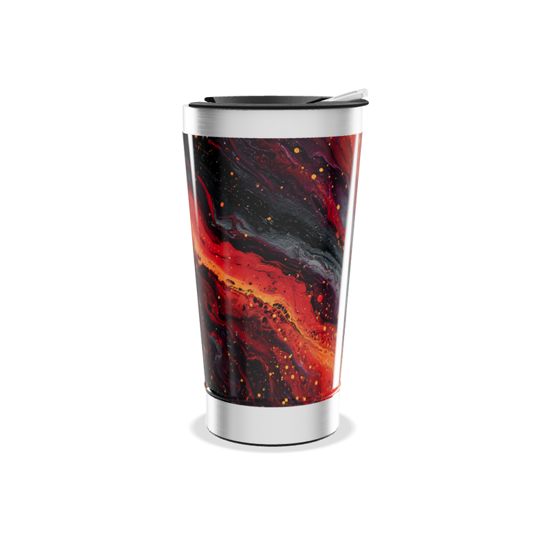 Copo Térmico - Estampa Abstrata Colorida