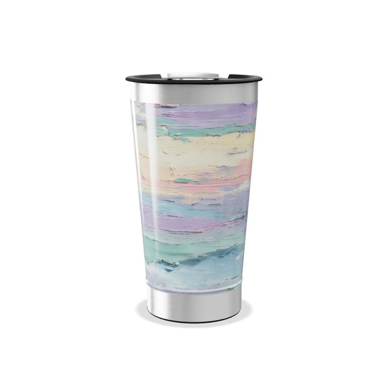 Copo Térmico - Estampa Pastel Aquarela