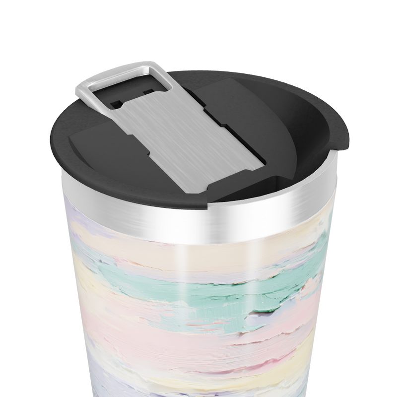 Copo Térmico - Estampa Pastel Aquarela