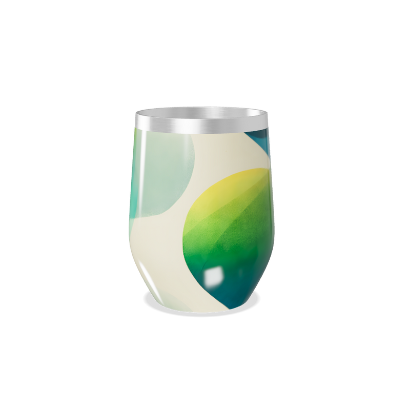 Copo Térmico Slim - Estampa Verde e Azul