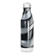 Garrafa Inox - Preto e Prata Espiral