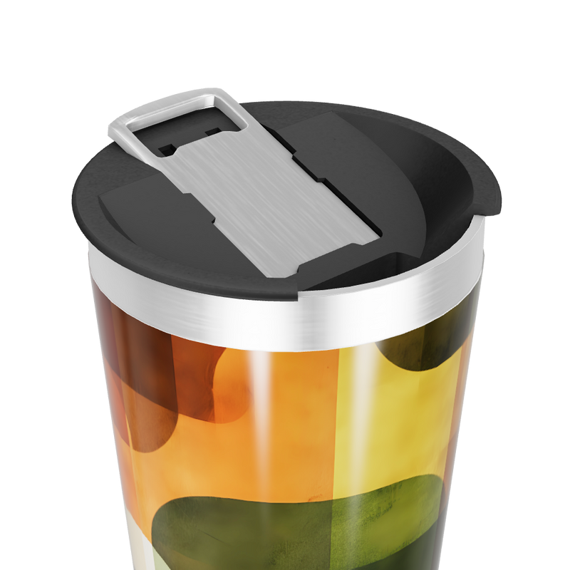 Copo Térmico - Estampa Geométrica Colorida