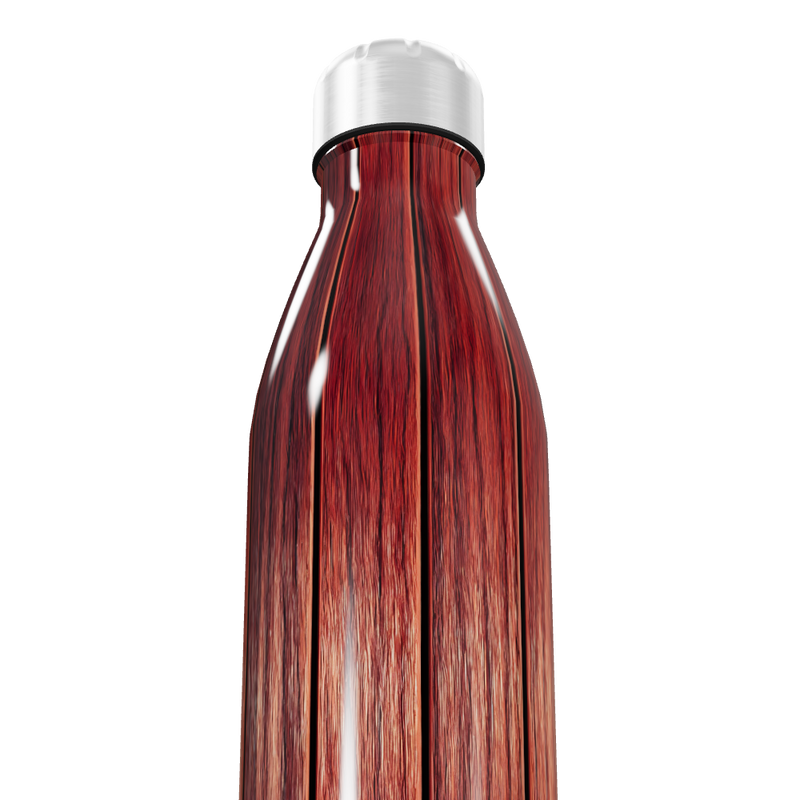 Garrafa Inox - Estampa Madeira 750ml