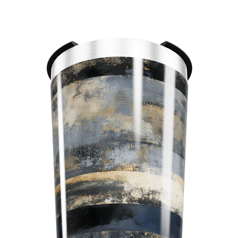 Copo Térmico - Aço Inox Listras Azul