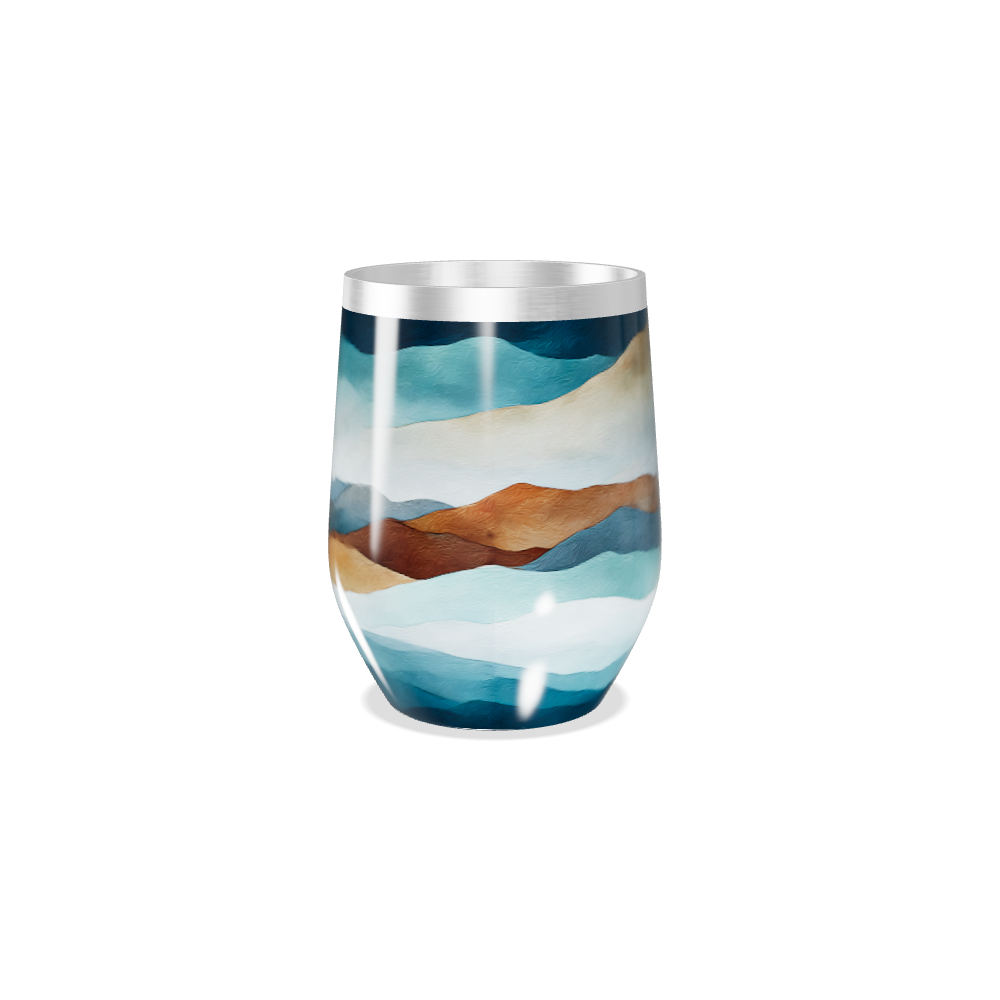 Copo Térmico Slim - Estampa Montanhas Coloridas