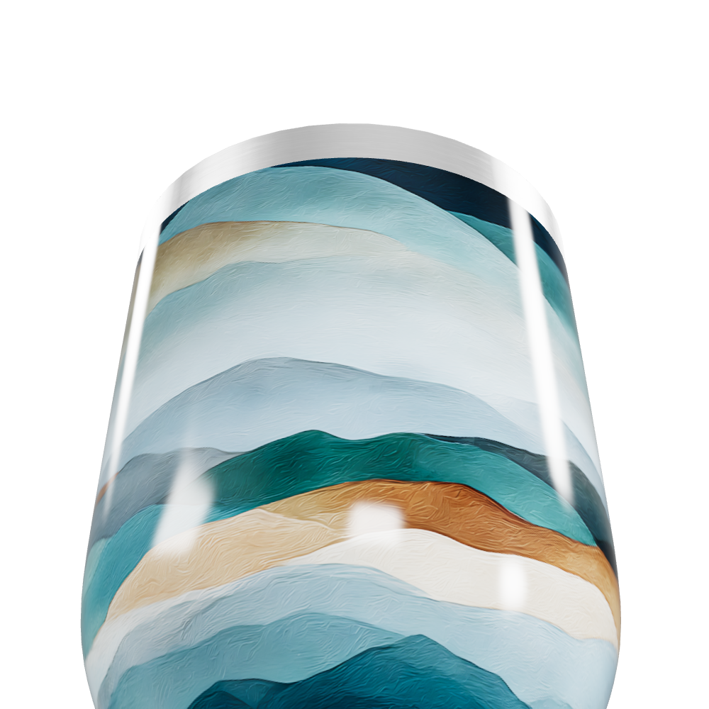 Copo Térmico Slim - Estampa Montanhas Coloridas