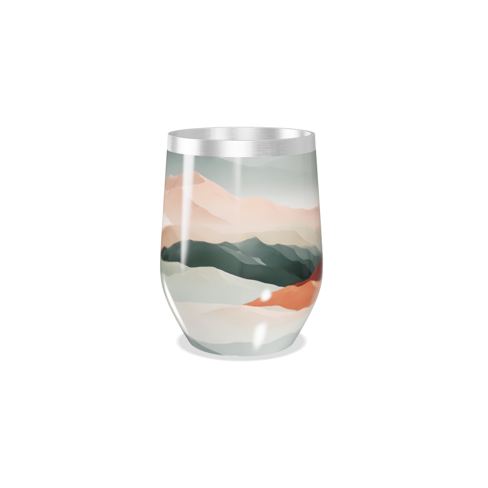 Copo Térmico Slim - Paisagem Colorida Inox