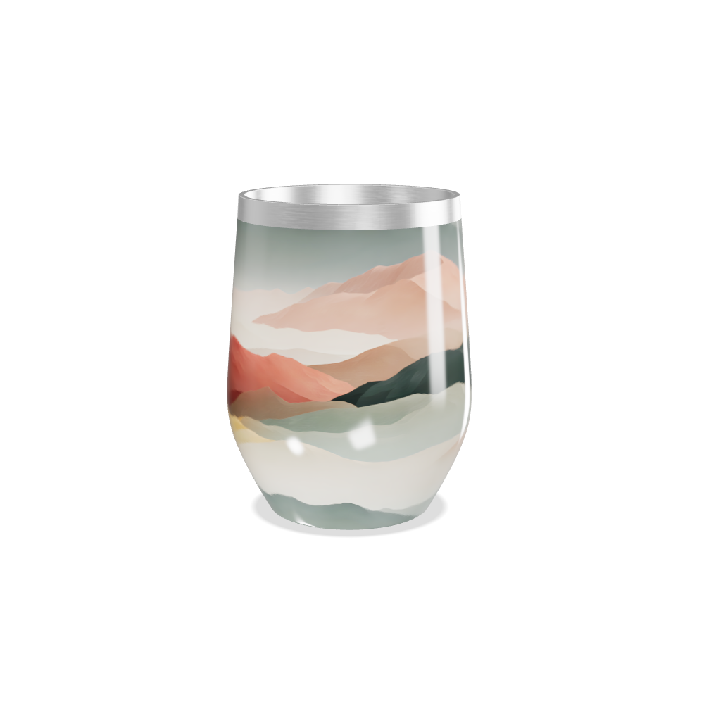 Copo Térmico Slim - Paisagem Colorida Inox