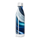 Garrafa Inox Azul - Estampa Ondulada