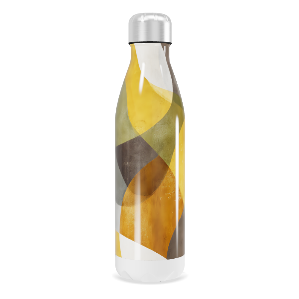 Garrafa Inox - Estampa Colorida Abstrata