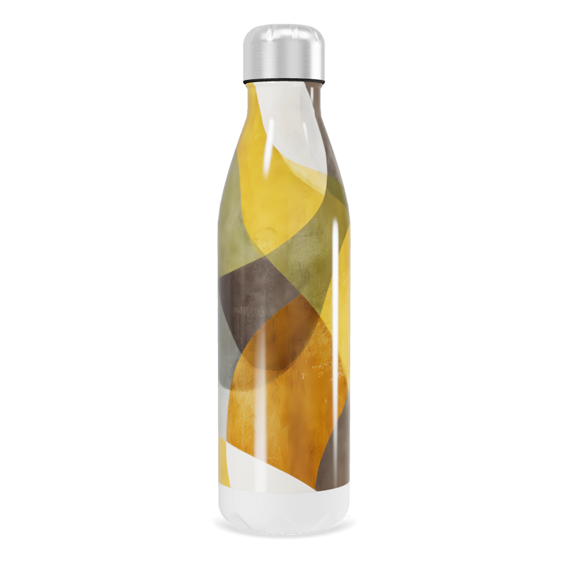 Garrafa Inox - Estampa Colorida Abstrata