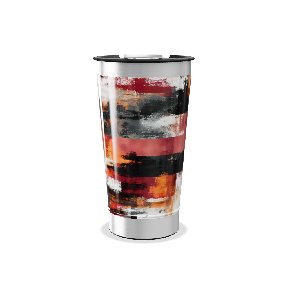 Copo Térmico - Estampa Abstrata Colorida