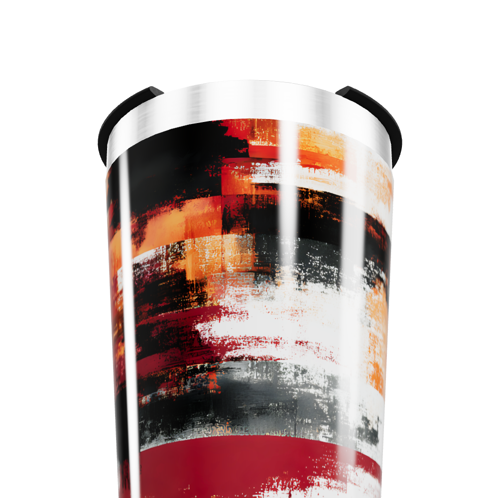 Copo Térmico - Estampa Abstrata Colorida