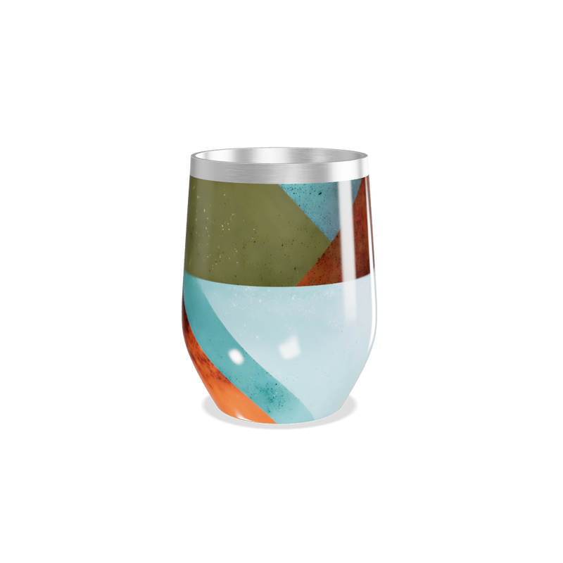 Copo Térmico Slim - Estampado Colorido Aço Inox