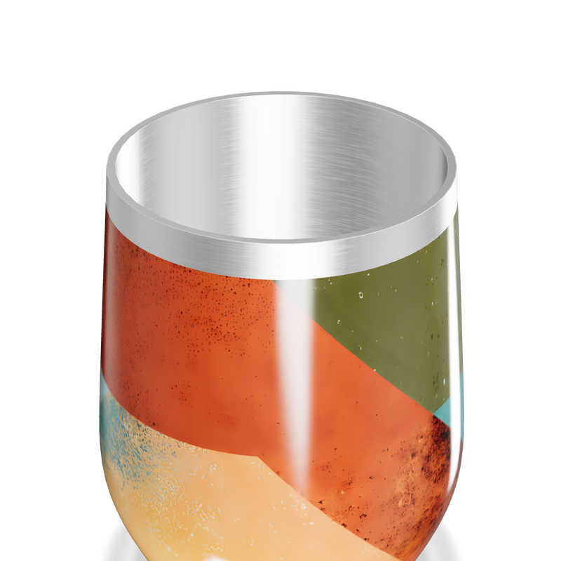 Copo Térmico Slim - Estampado Colorido Aço Inox