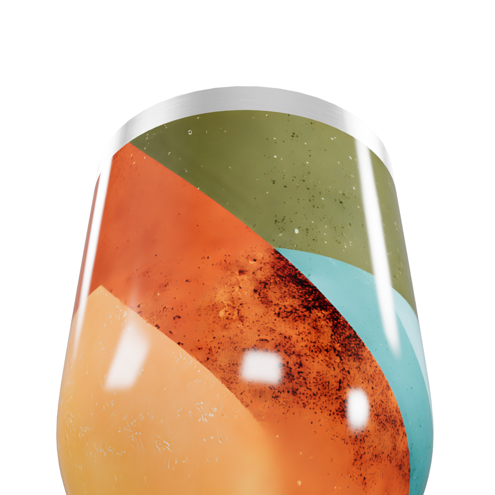 Copo Térmico Slim - Estampado Colorido Aço Inox