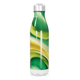 Garrafa Inox - Verde e Amarela Estampada