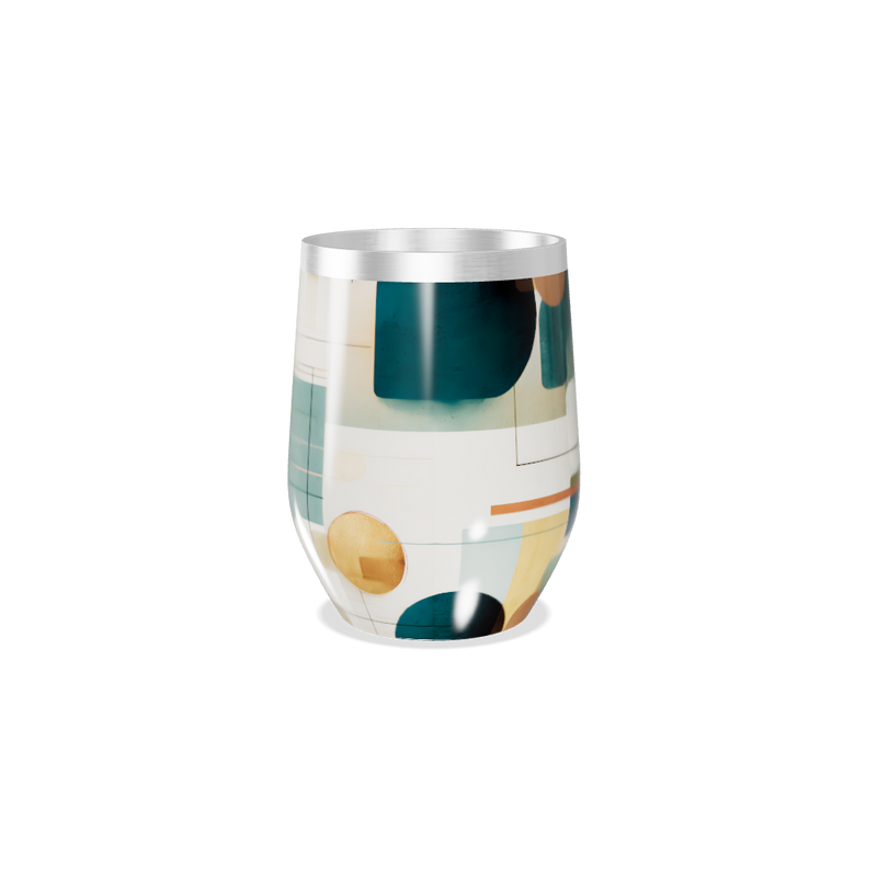 Copo Térmico Slim - Aço Inox Abstrato Colorido