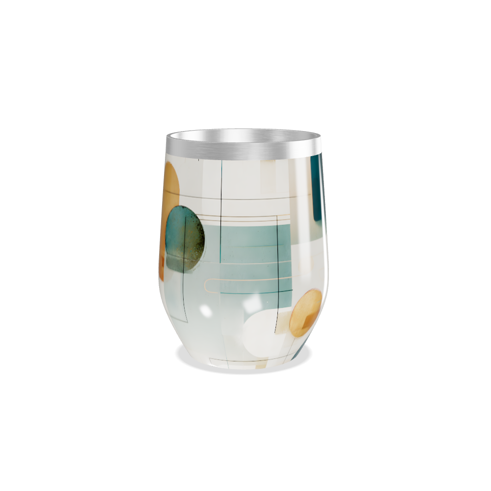 Copo Térmico Slim - Aço Inox Abstrato Colorido