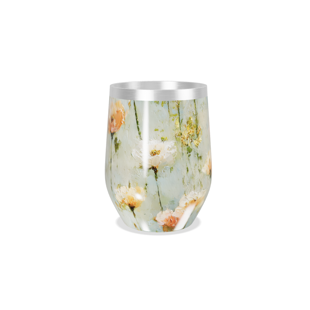 Copo Térmico Slim - Floral Aço Inox