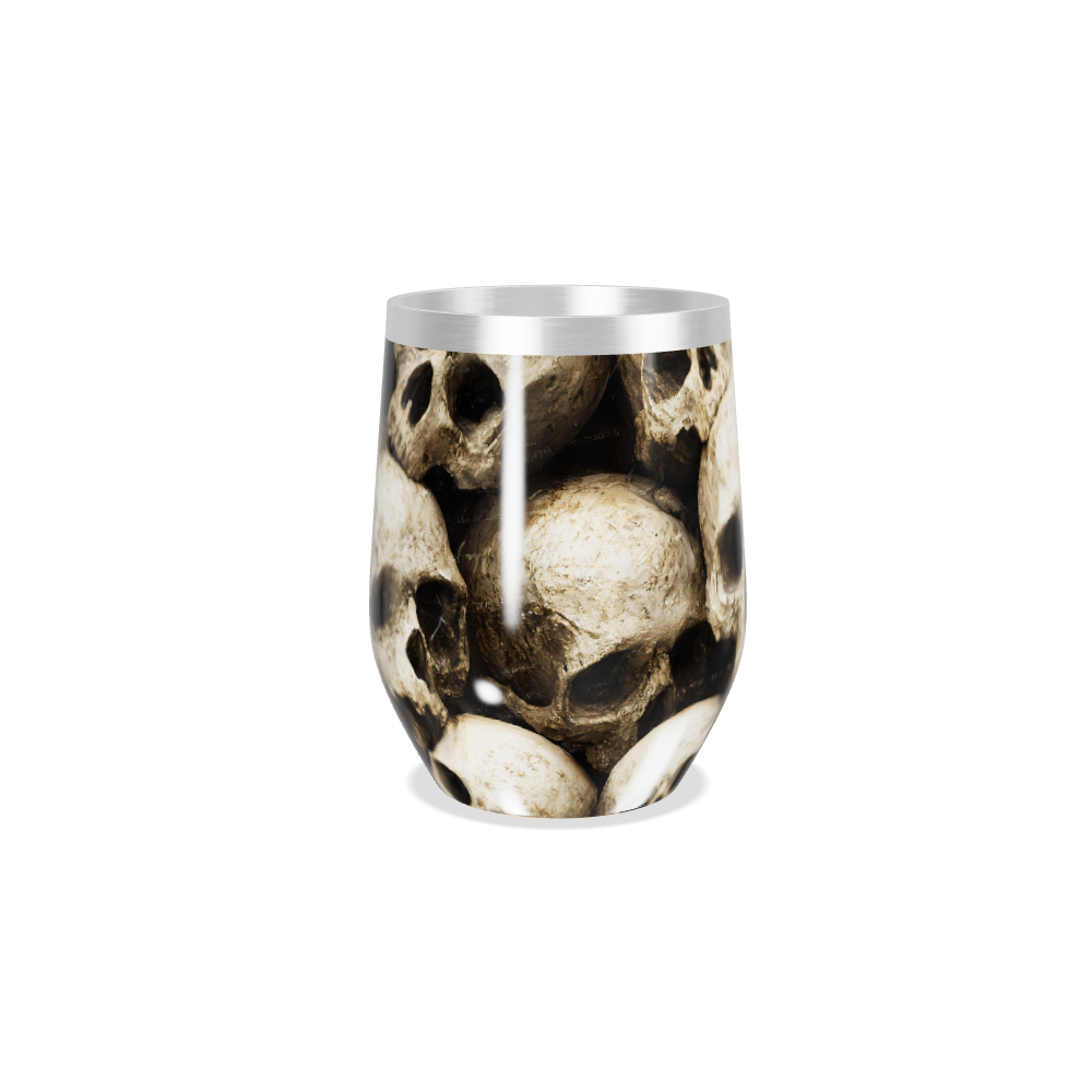 Copo Térmico Slim - Estampa Caveira Aço Inox