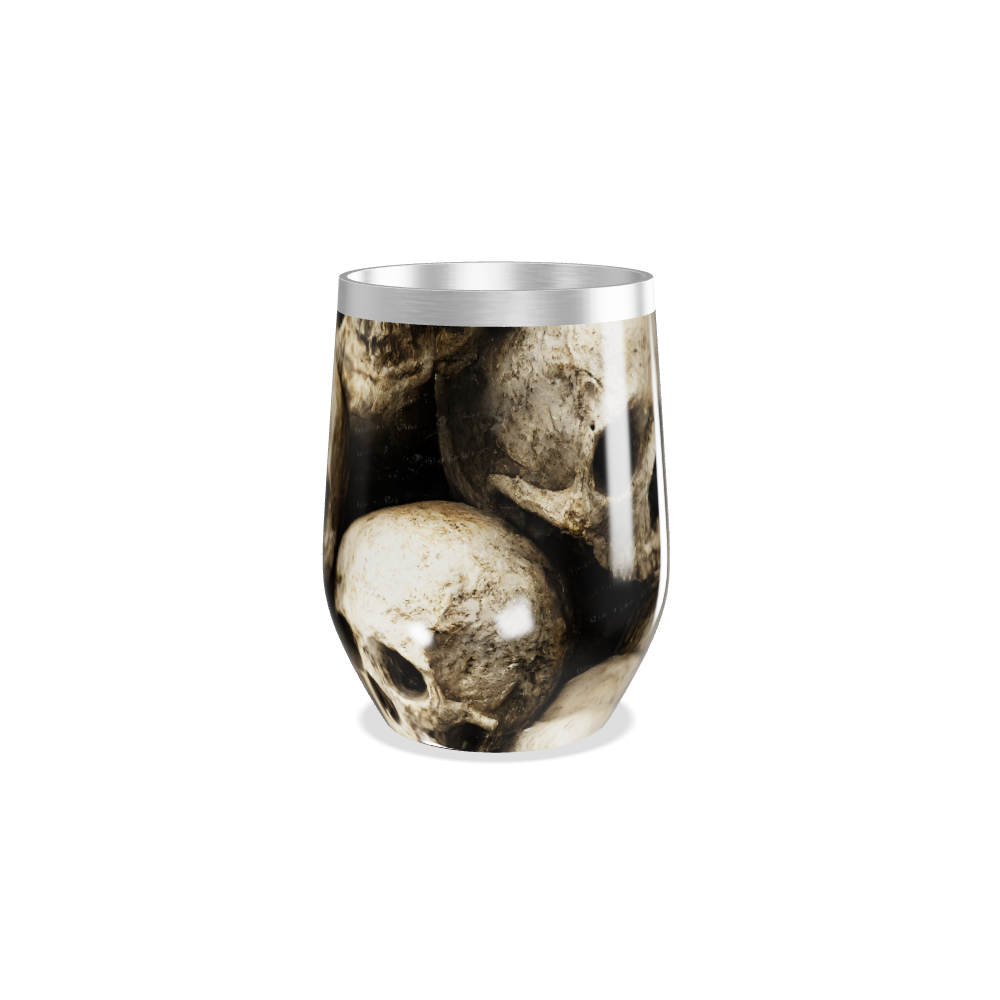 Copo Térmico Slim - Estampa Caveira Aço Inox