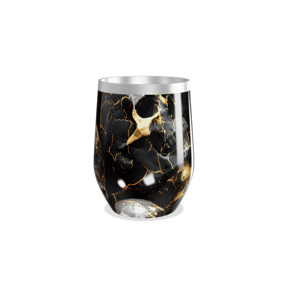 Copo Térmico Slim - Preto com Caveira