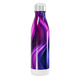Garrafa Inox - Roxa com Estampa Ondulada