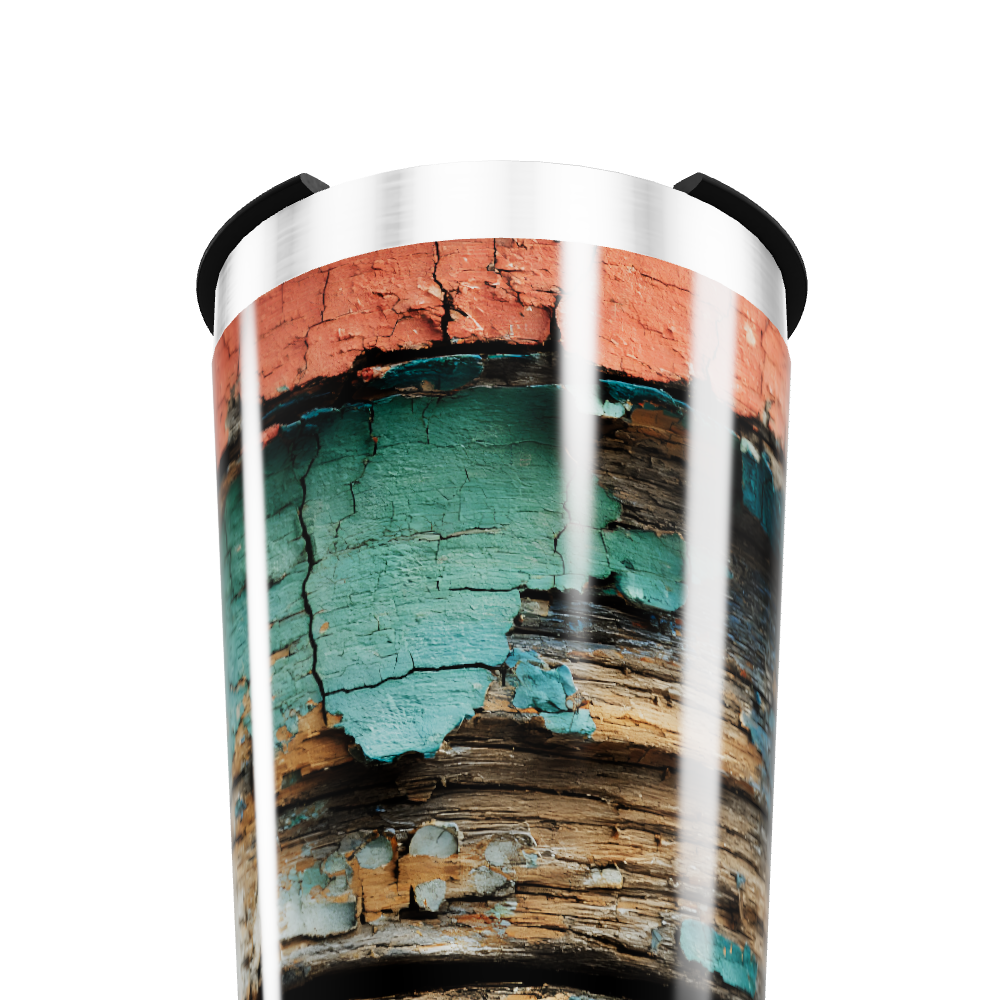 Copo Térmico - Estampa Rústica Colorida