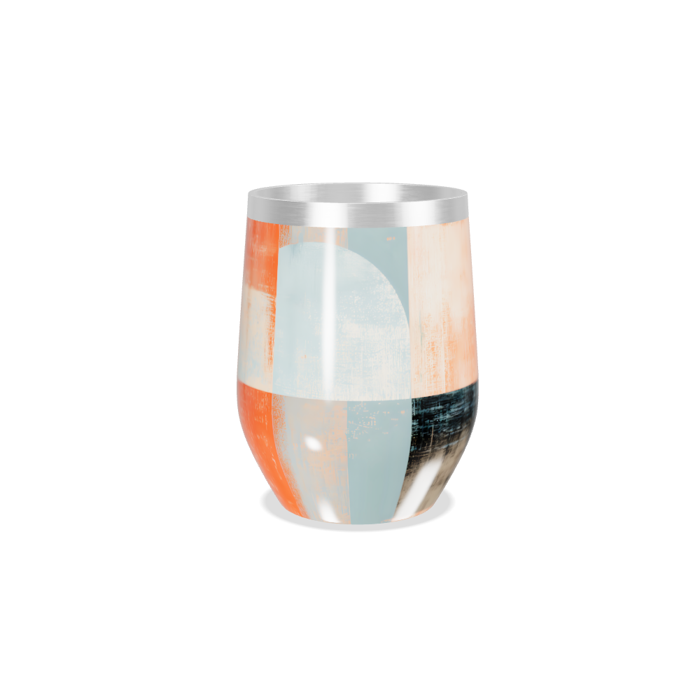 Copo Térmico Slim - Abstrato Colorido Aço Inox