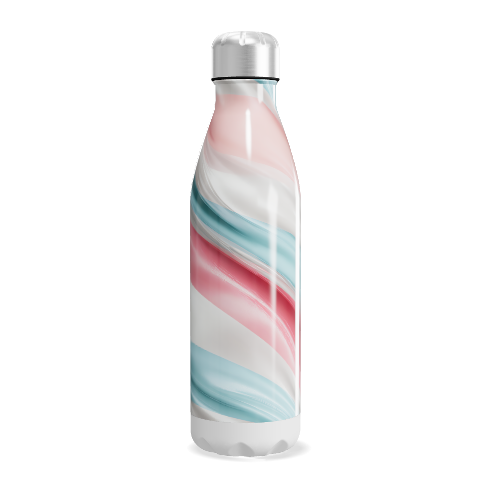Garrafa Inox - Estampa Marmorizada Colorida