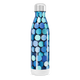 Garrafa Inox - Azul com Bolinhas