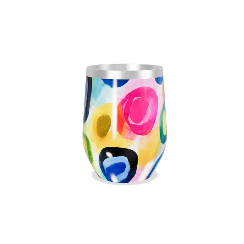 Copo Térmico Slim - Estampa Colorida Aço Inox