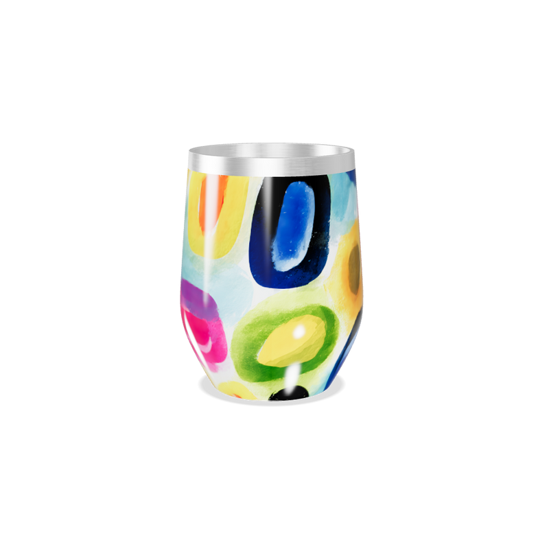 Copo Térmico Slim - Estampa Colorida Aço Inox